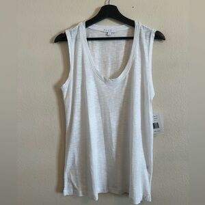Beyond Yoga Scoopneck Tank Top White Small